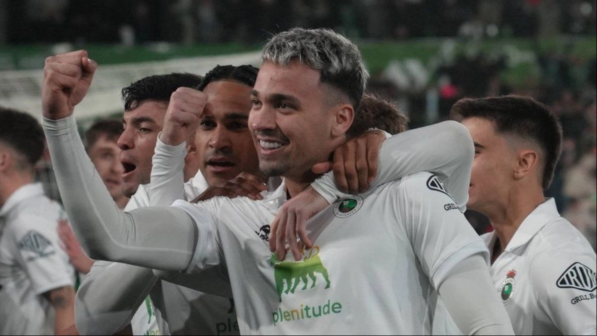 Juan Carlos Arana, delantero del Racing de Santander