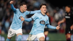 Franco Cervi, atacante del Celta de Vigo que podría salir del club vigués para poner rumbo a Italia
