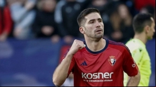 <p>Jesús Areso, right-back of Osasuna</p>