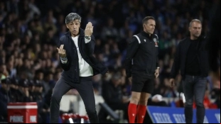 Imanol Alguacil, entrenador de la Real Sociedad
